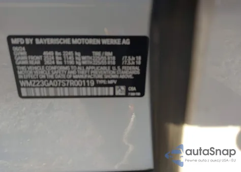 2025 Mini Countryman Cooper S from USA, damaged, VIN WMZ23GA07S7R00119